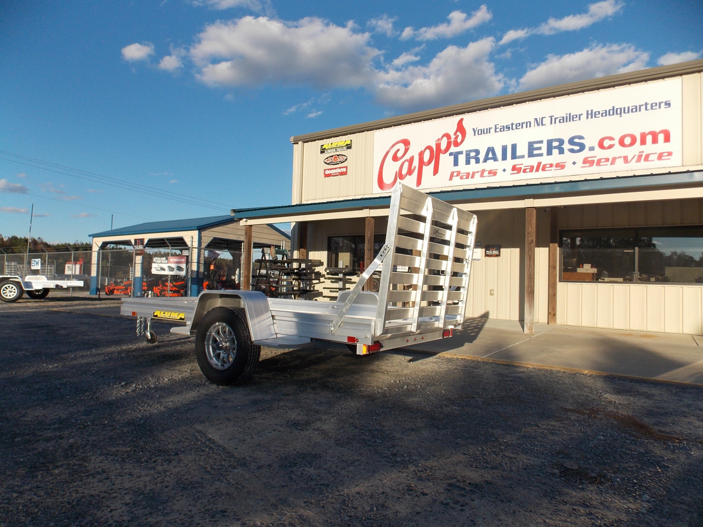 New 2026 Aluma AL 6810H-S-TG Utility Trailer