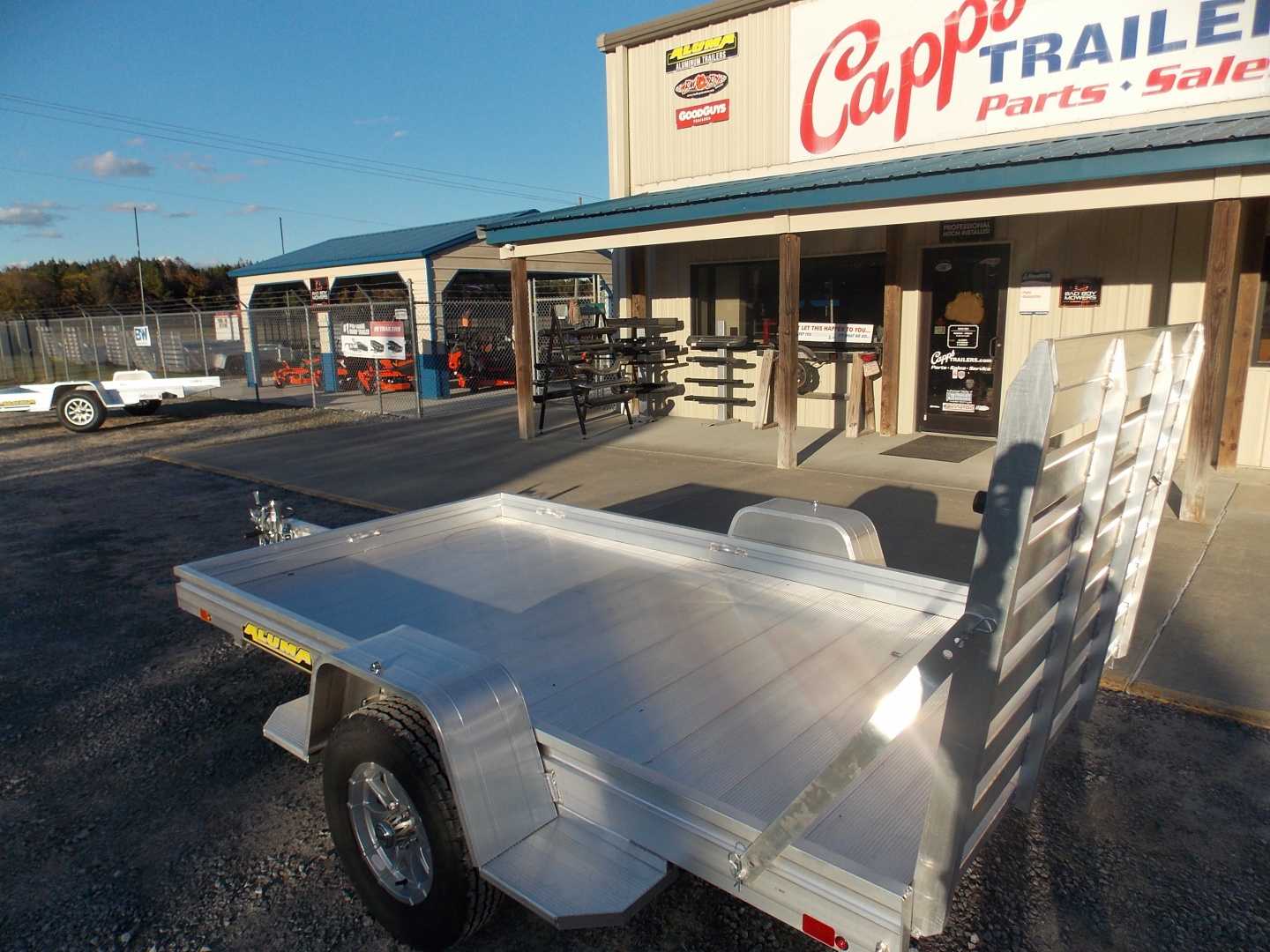 New 2026 Aluma AL 6810H-S-TG Utility Trailer