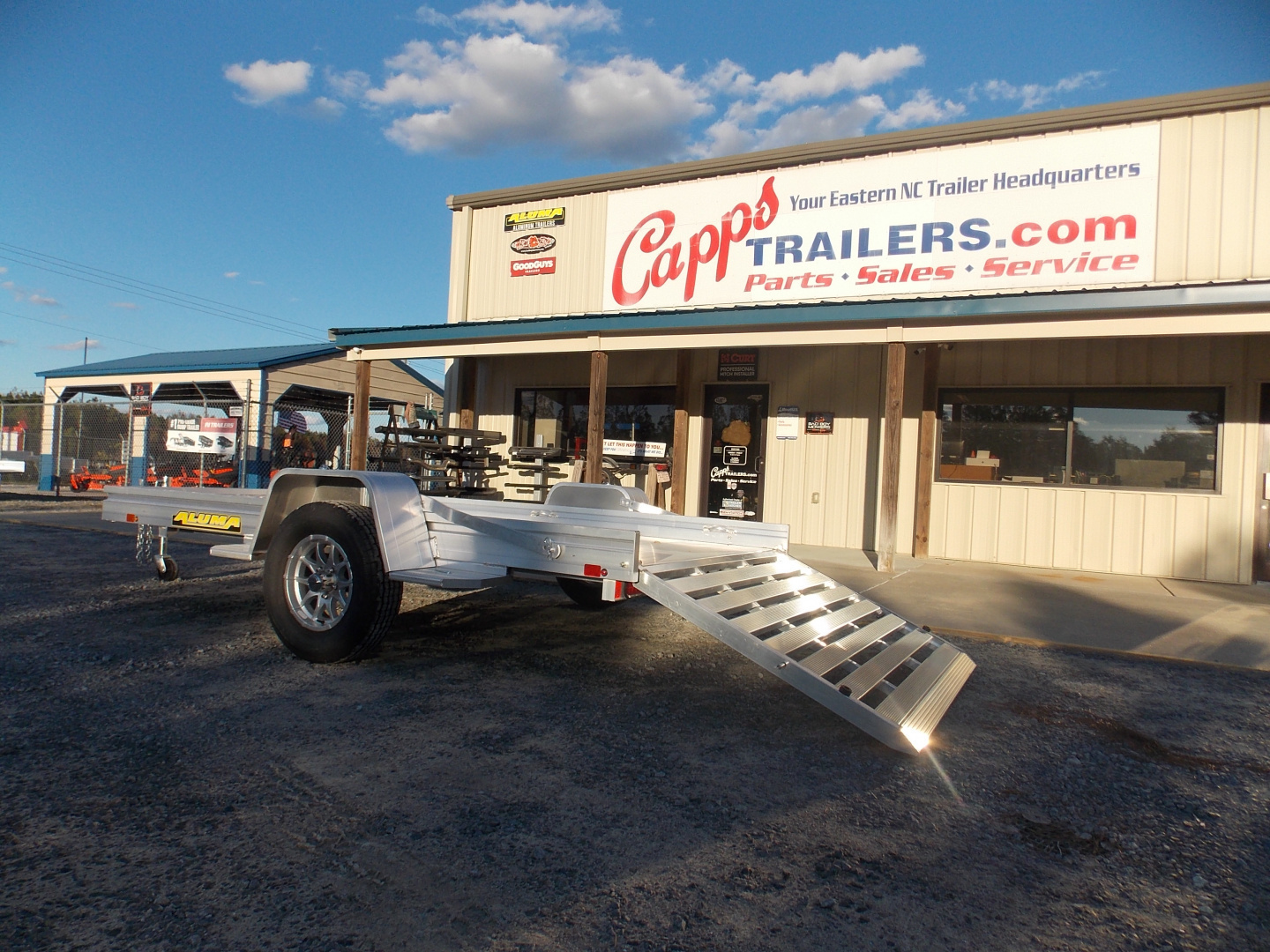 New 2026 Aluma AL 6810H-S-TG Utility Trailer