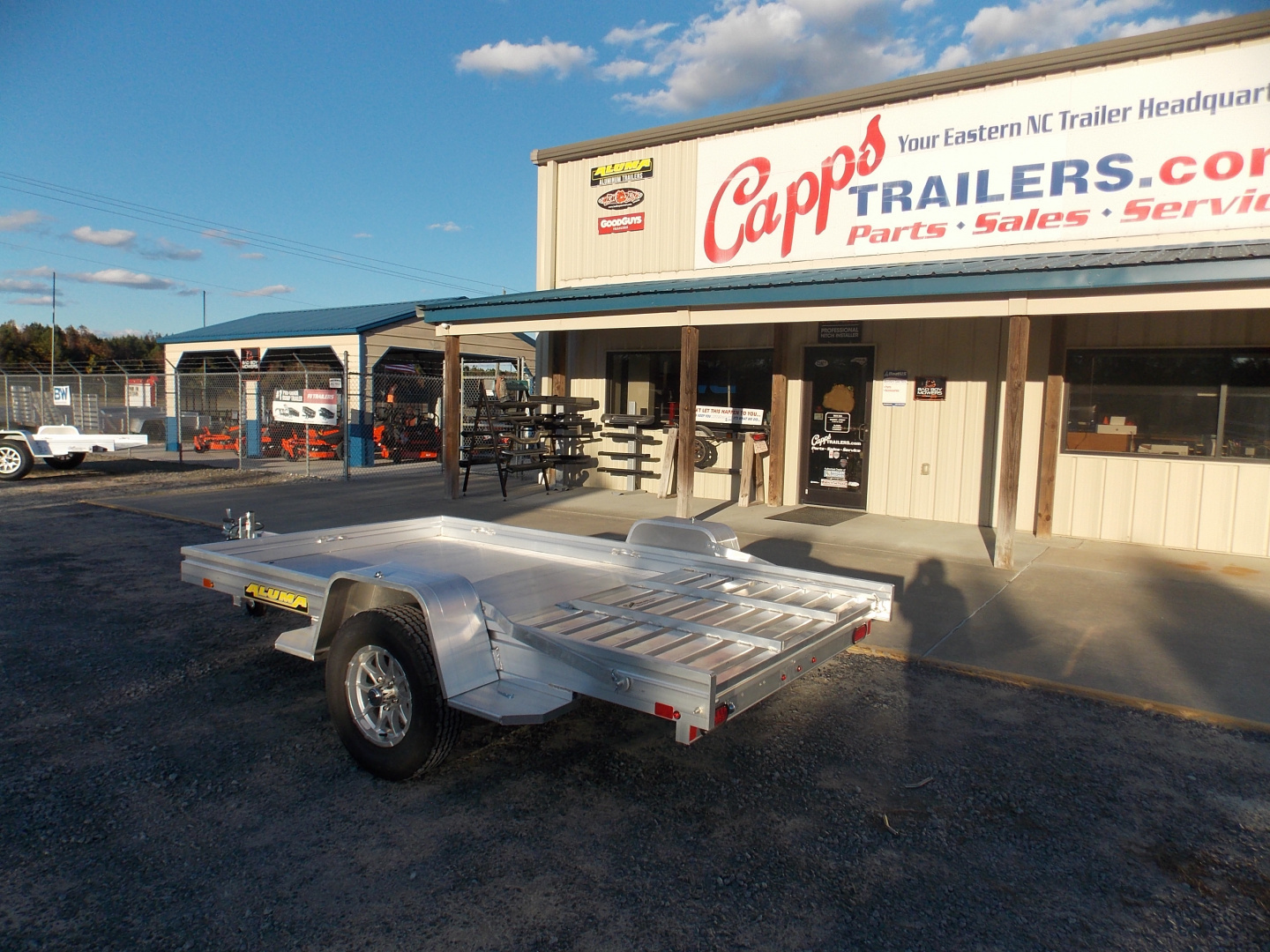 New 2026 Aluma AL 6810H-S-TG Utility Trailer
