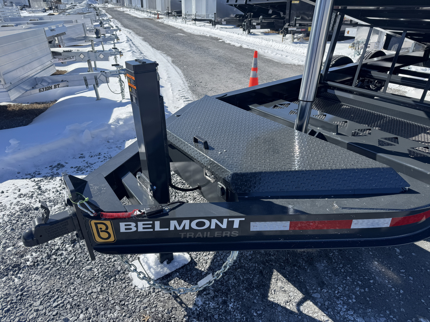 New 2026 Belmont DLX8214-14K Telescopic Dump Trailer Power Jack