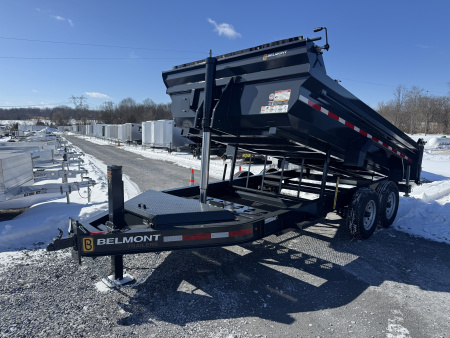 New 2026 Belmont DLX8214-14K Telescopic Dump Trailer Power Jack