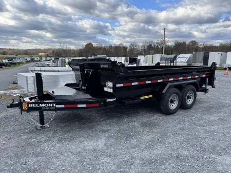 New 2026 Belmont DLX8214-14K Telescopic Dump Trailer Power Jack
