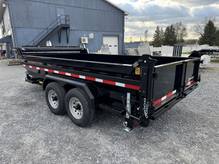 New 2026 Belmont DLX8214-14K Telescopic Dump Trailer Power Jack