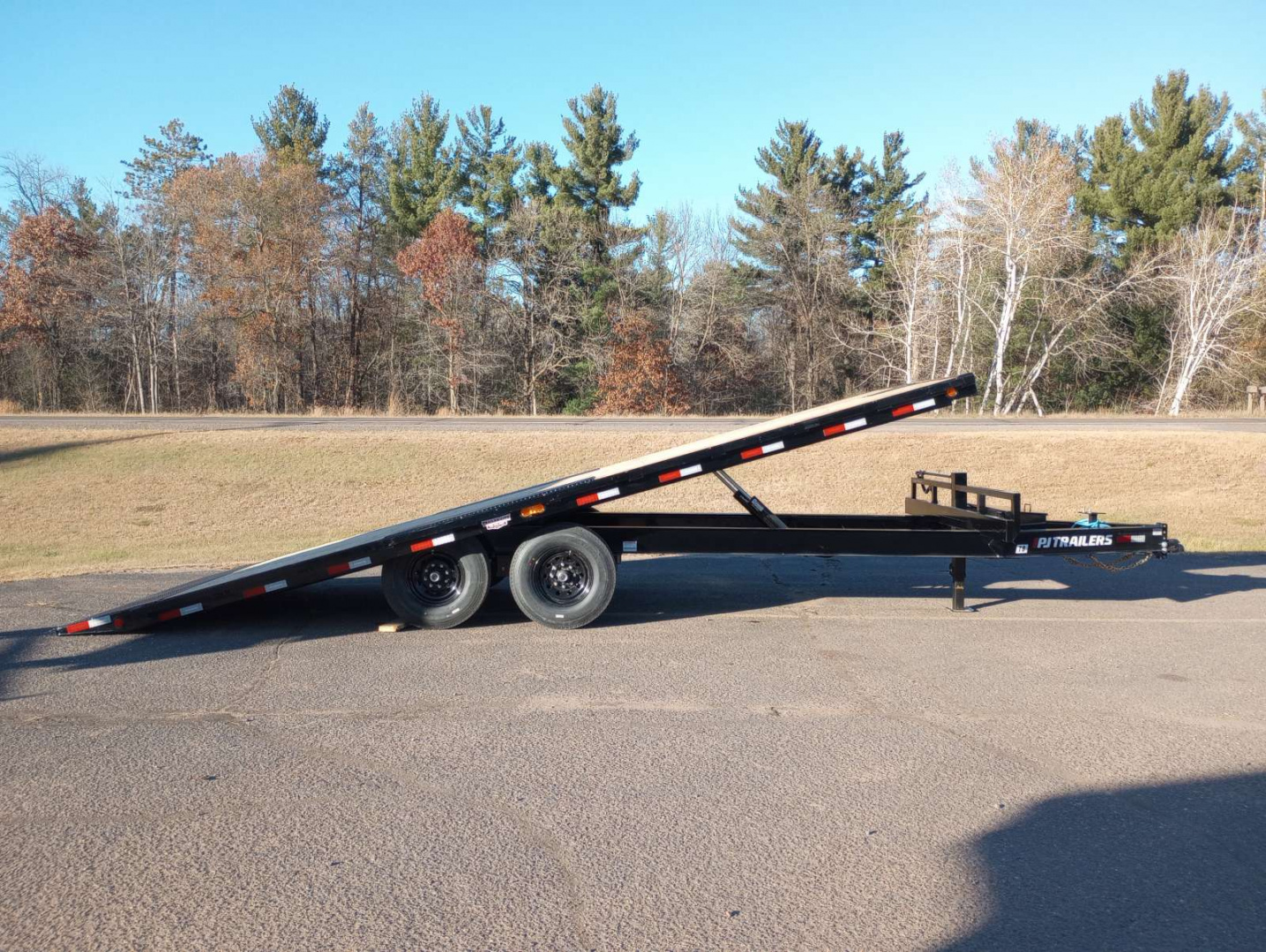 New 2026 PJ Trailers Deckover Tilt (T8) 22' Tilt Trailer