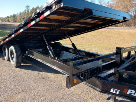 New 2026 PJ Trailers Deckover Tilt (T8) 22' Tilt Trailer