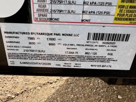 New 2026 Midsota HV16T 17.6K Dump Trailer