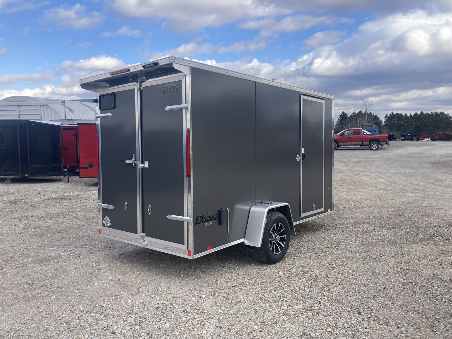 New 2026 Cargo Express 6x12' Enclosed Trailer - Rear Double Doors