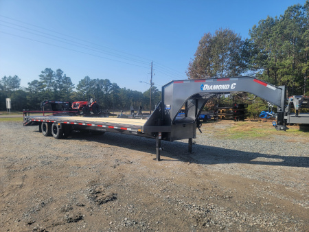 New 2026 Diamond C Trailers FMAX210 32' x 102 with Max Ramps Equipment Trailer