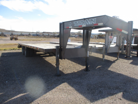 Used 2012 Titan Trailer Flatbed Flatbed Trailer 102 X 28