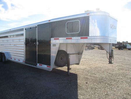 Used 2013 Exiss Trailers Combo Stock / Stock Combo Trailer 7 x 26