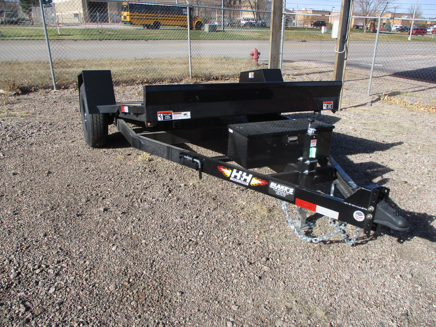 New 2026 H&H Trailers TILT Flatbed Trailer 78 X 12