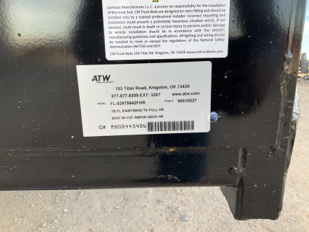 New 2026 Warrior Truck Bed FL Truck Bed