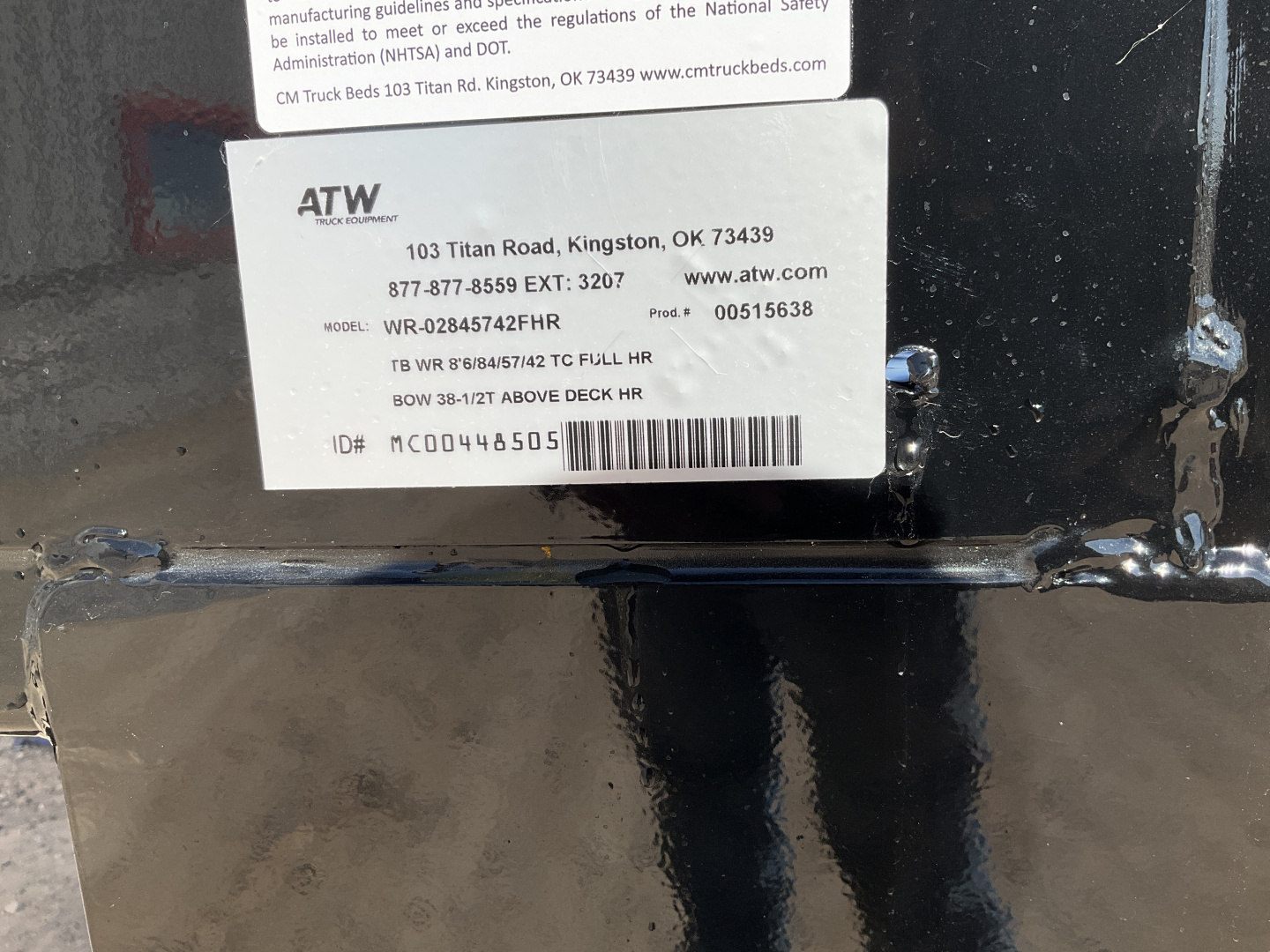 New 2026 Warrior Truck Bed - Sentinel