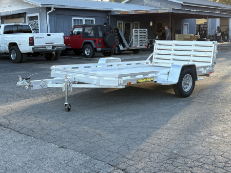 New 2026 Aluma 7712H-S-BT 77" x 12' Aluminum Utility Trailer