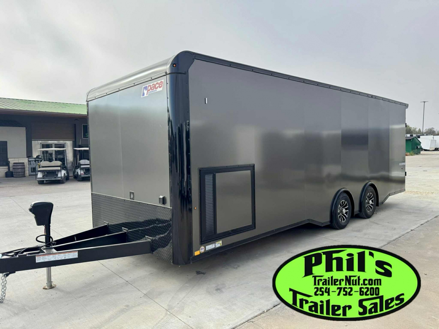 New Pace American 8.5X24 Car / Racing Trailer ENCLOSED CAR HAULER UPGRADED .080 EXTERIOR & REAR WING