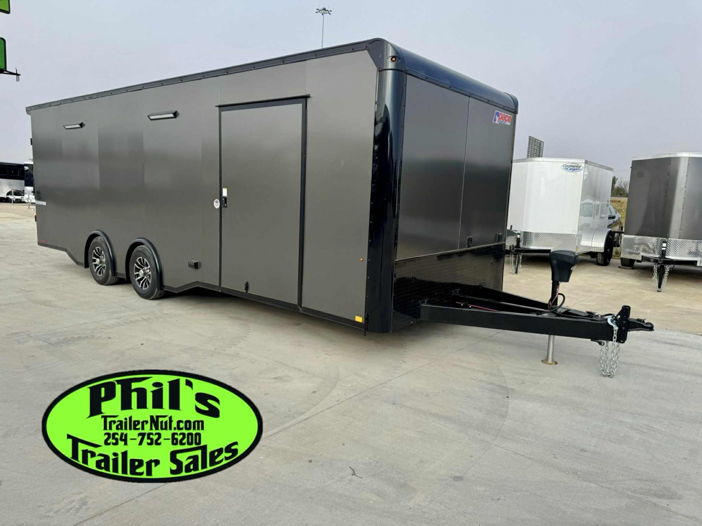 New Pace American 8.5X24 Car / Racing Trailer ENCLOSED CAR HAULER UPGRADED .080 EXTERIOR & REAR WING