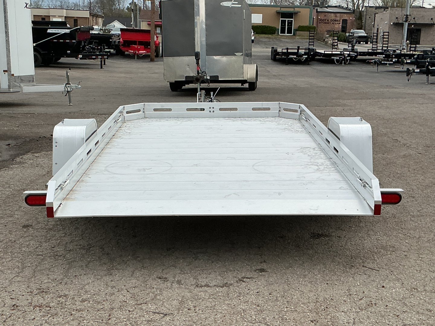 New 2026 Aluma 7712H-TILT 77" x 12' Aluminum Utility Tilt Trailer