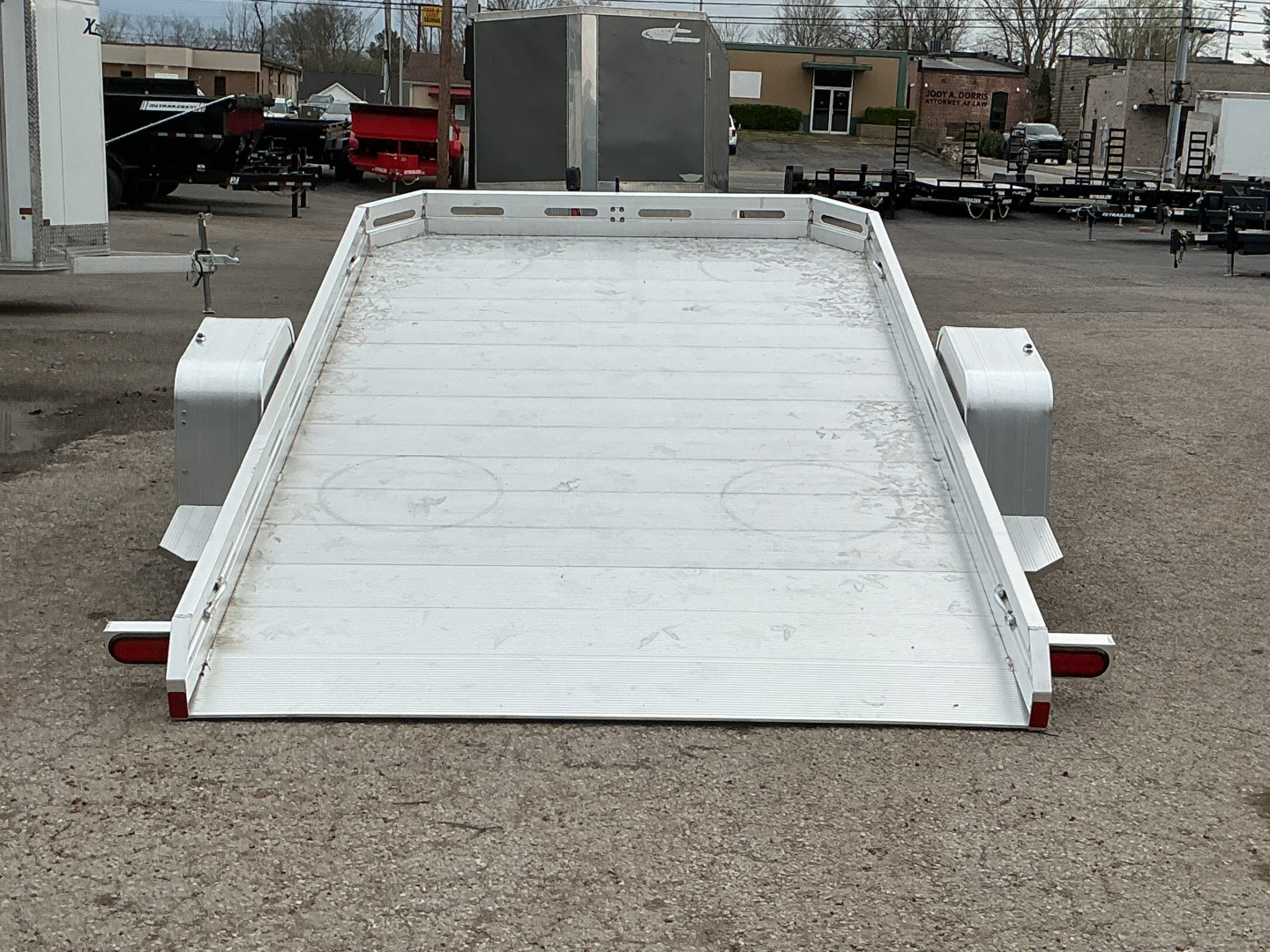 New 2026 Aluma 7712H-TILT 77" x 12' Aluminum Utility Tilt Trailer