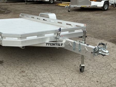 New 2026 Aluma 7712H-TILT 77" x 12' Aluminum Utility Tilt Trailer