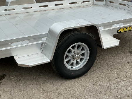 New 2026 Aluma 7712H-TILT 77" x 12' Aluminum Utility Tilt Trailer