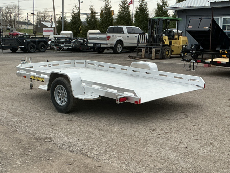 New 2026 Aluma 7712H-TILT 77" x 12' Aluminum Utility Tilt Trailer