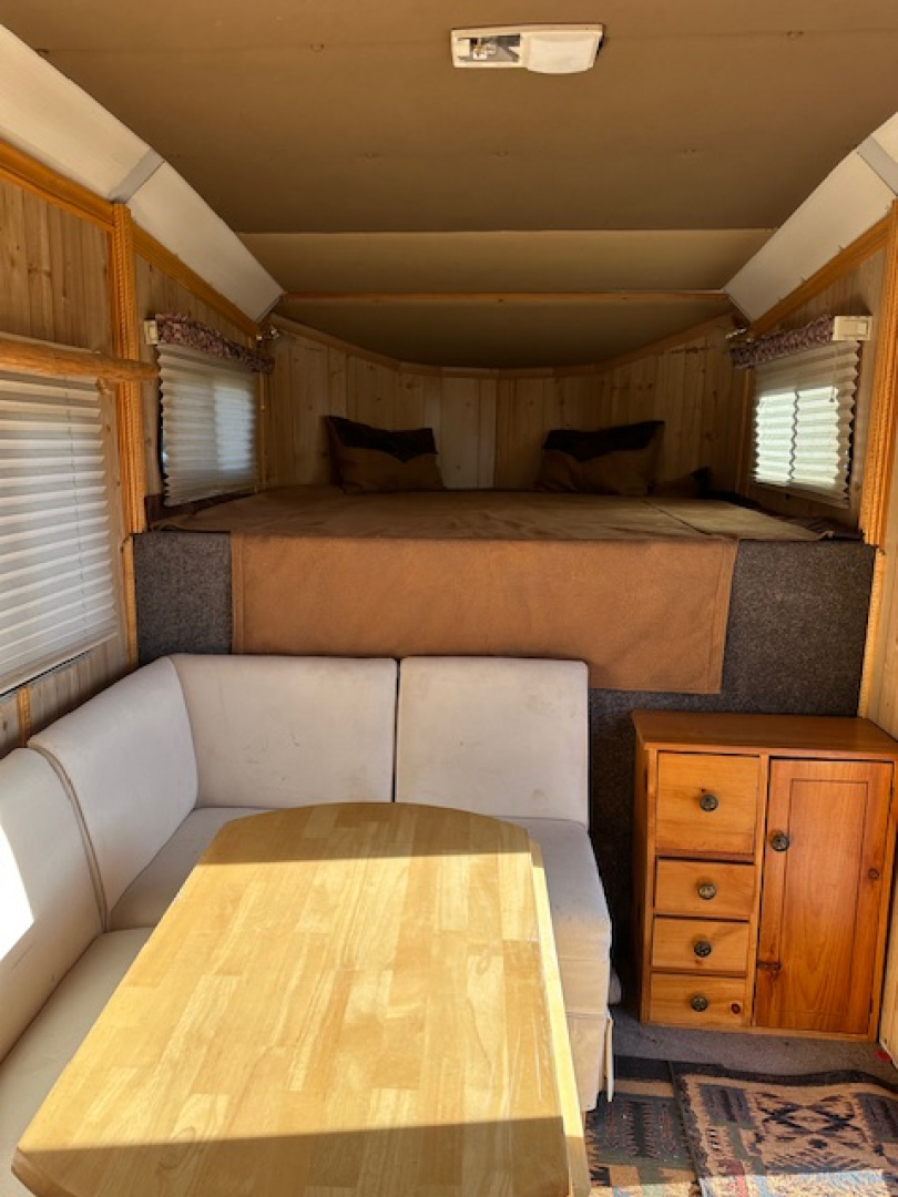 Used 2003 Trails West 4 Horse w 9' Homemade LQ