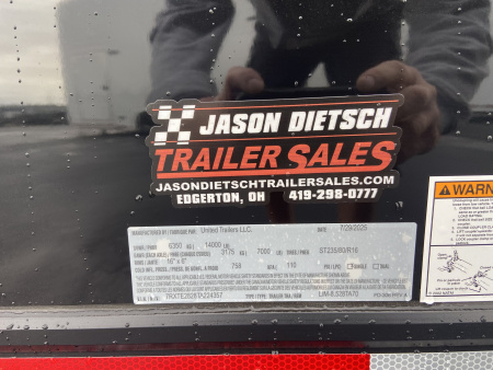 New United Limited 28' Racing Trailer