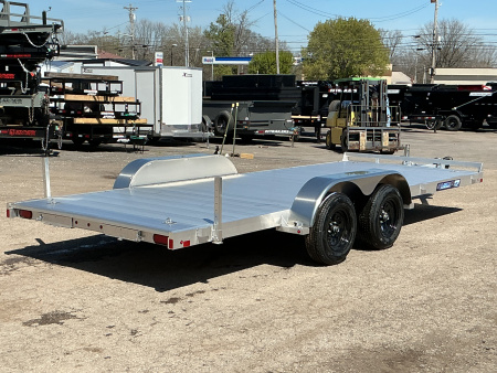 New 2026 Aluma 8218ESA-TA-R 81" X 18' Aluminum EDGE Series Car / Racing Trailer