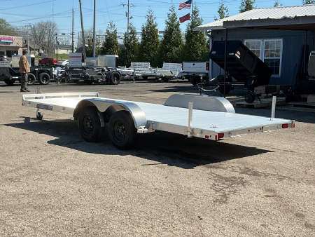 New 2026 Aluma 8218ESA-TA-R 81" X 18' Aluminum EDGE Series Car / Racing Trailer