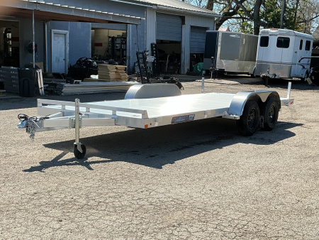 New 2026 Aluma 8218ESA-TA-R 81" X 18' Aluminum EDGE Series Car / Racing Trailer