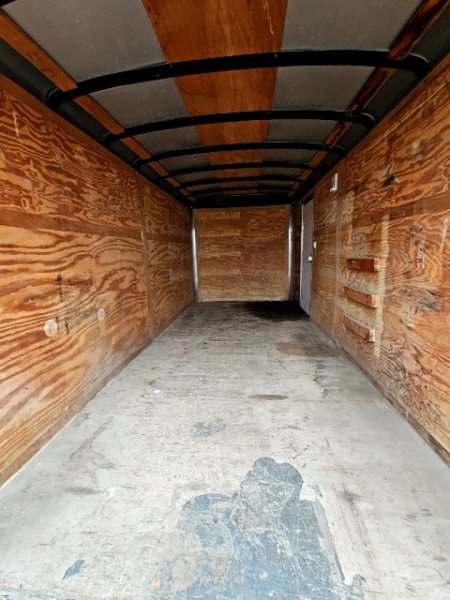 Used 2015 Sure-Trac 7 x 16 7K Double Rear Door Cargo / Enclosed Trailer