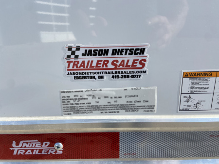New 2026 United Trailers LIM-8.524TA70 Car / Racing Trailer