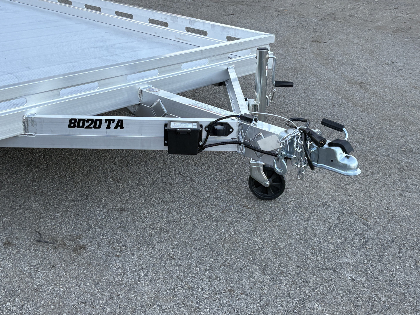 New 2026 Aluma 8020TA-EL-R 81" x 20' Aluminum Car / Racing Trailer