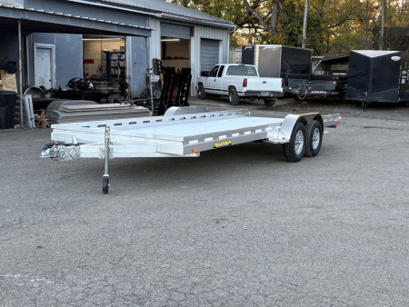 New 2026 Aluma 8020TA-EL-R 81" x 20' Aluminum Car / Racing Trailer