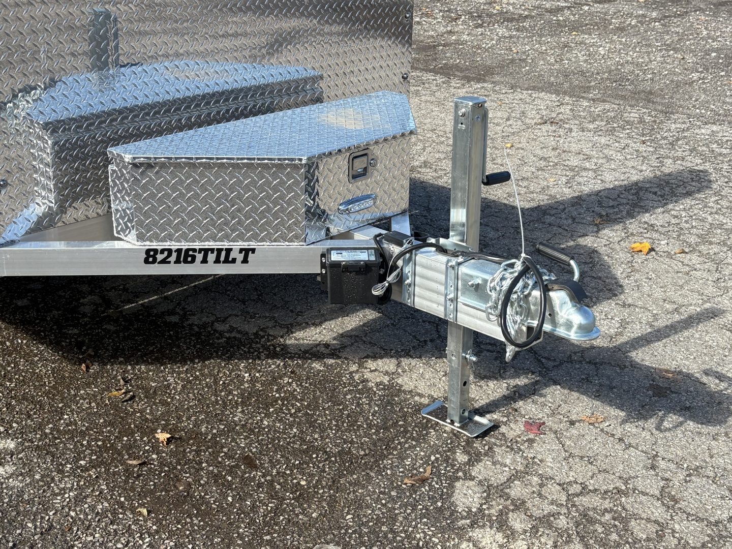 New 2026 Aluma 8216ANV-TILT 81" x 16' Executive Series Tilt Trailer