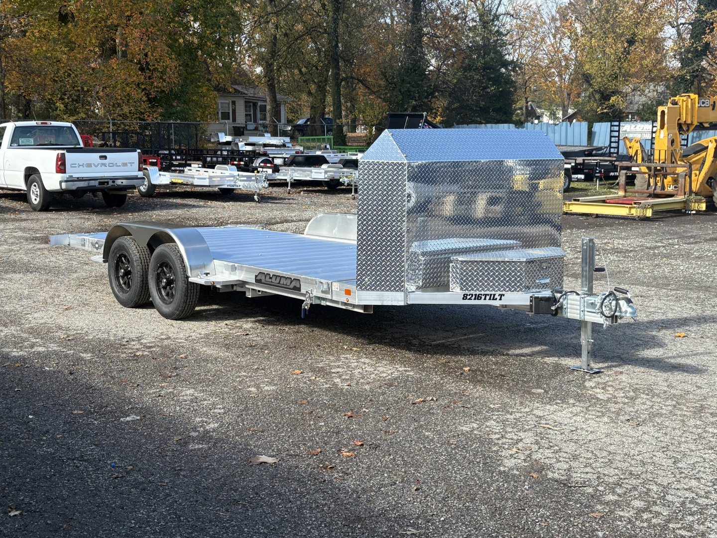 New 2026 Aluma 8216ANV-TILT 81" x 16' Executive Series Tilt Trailer