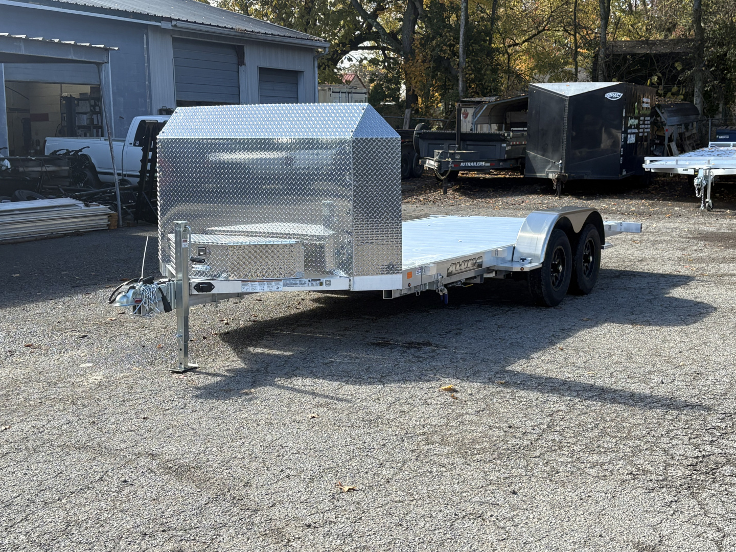 New 2026 Aluma 8216ANV-TILT 81" x 16' Executive Series Tilt Trailer