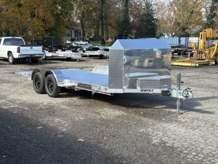 New 2026 Aluma 8216ANV-TILT 81  x 16' Executive Series Tilt Trailer