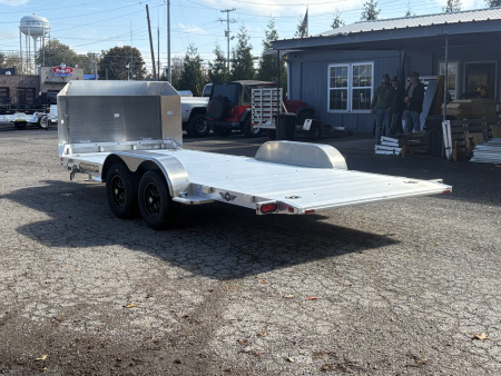 New 2026 Aluma 8216ANV-TILT 81" x 16' Executive Series Tilt Trailer
