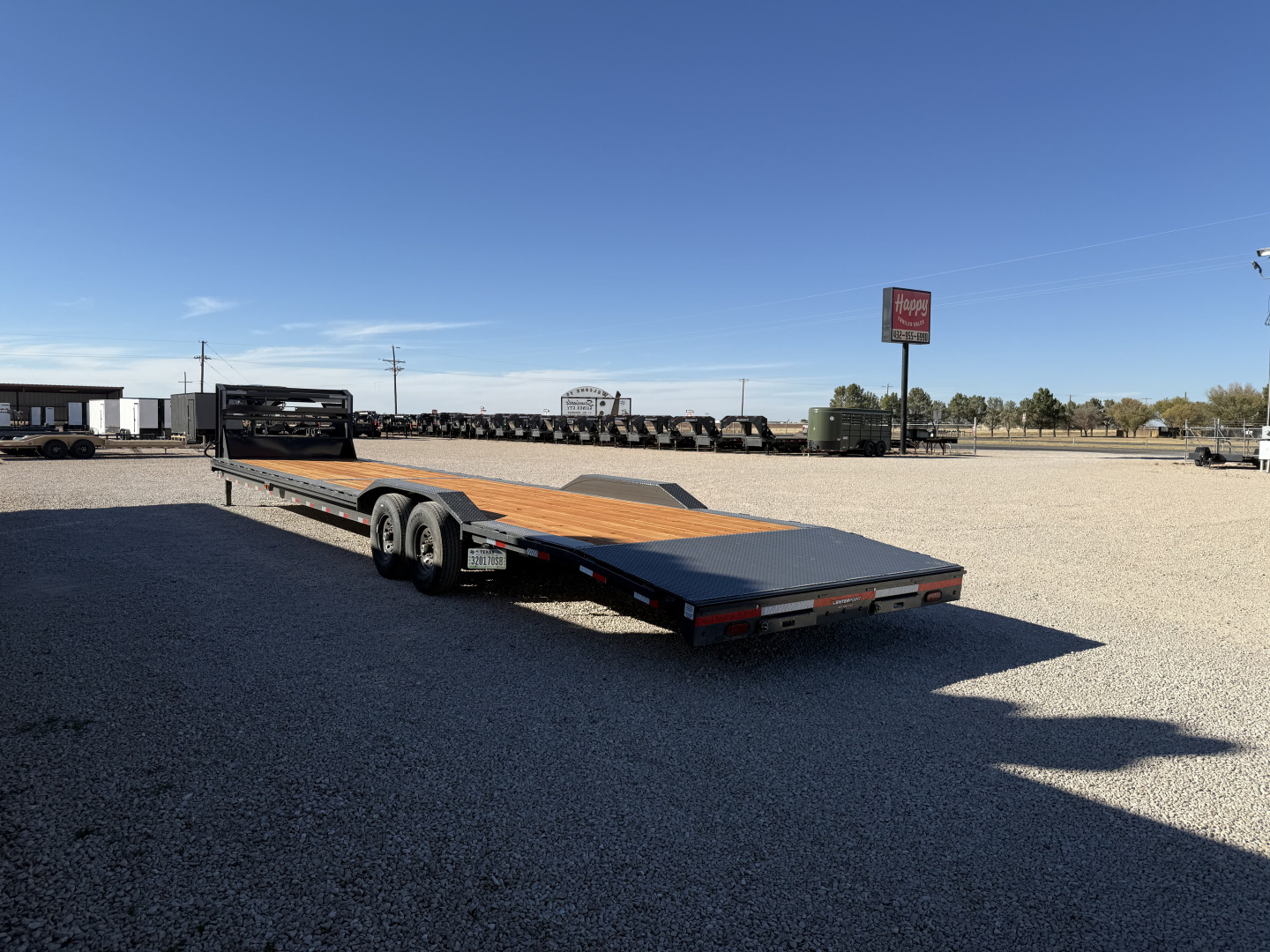 Used 2026 Lamar 102"x40' GN Equipment Trailer w/ Slide-in Ramps