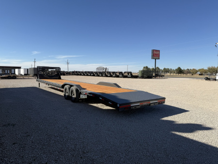 Used 2026 Lamar 102"x40' GN Equipment Trailer w/ Slide-in Ramps