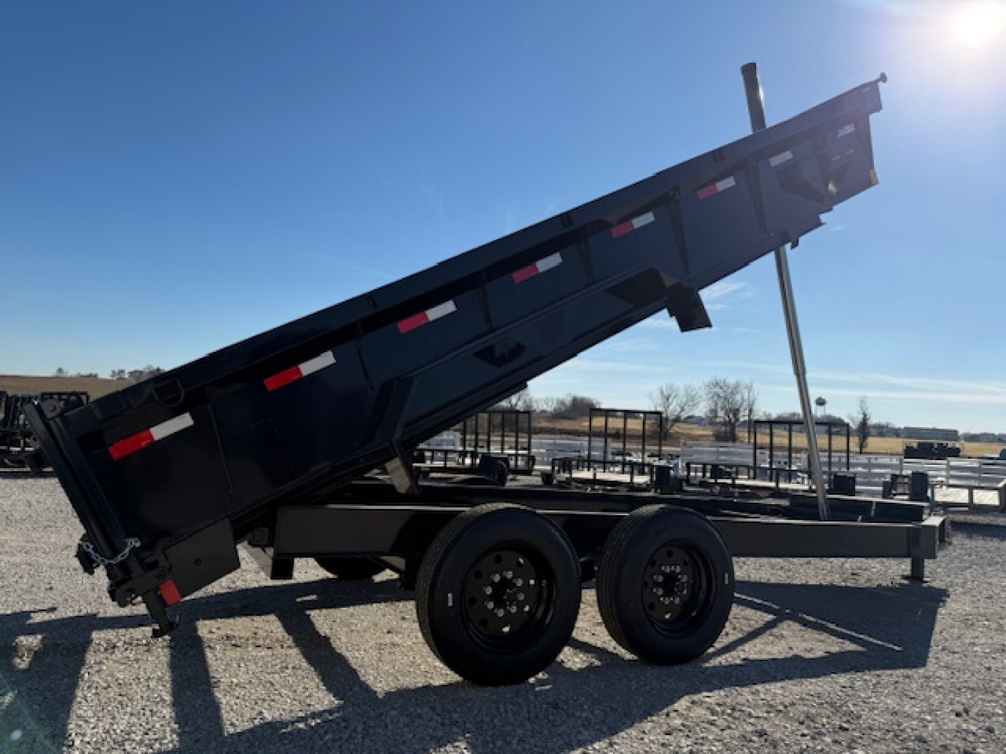 New 2026 Hillcrest 7'x16' 17.6k Dump Trailer