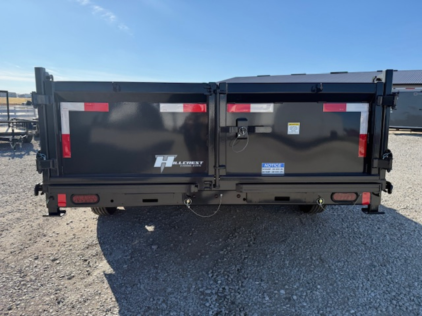 New 2026 Hillcrest 7'x16' 17.6k Dump Trailer