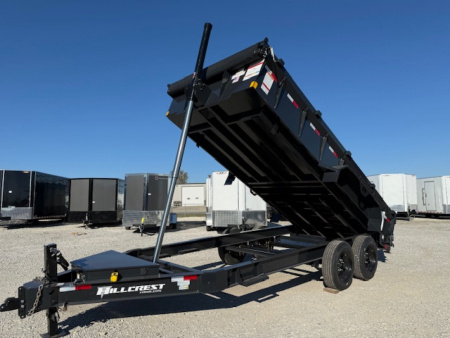 New 2026 Hillcrest 7'x16' 17.6k Dump Trailer