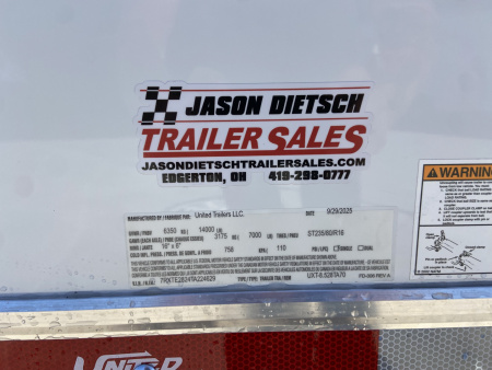 New 2026 United Car Hauler UXT 28'