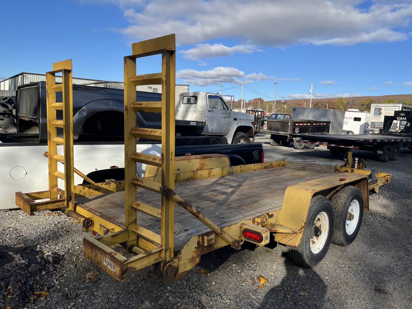 Used **USED** 2012 CAM 102 X 16 WARRIOR Equipment Trailer