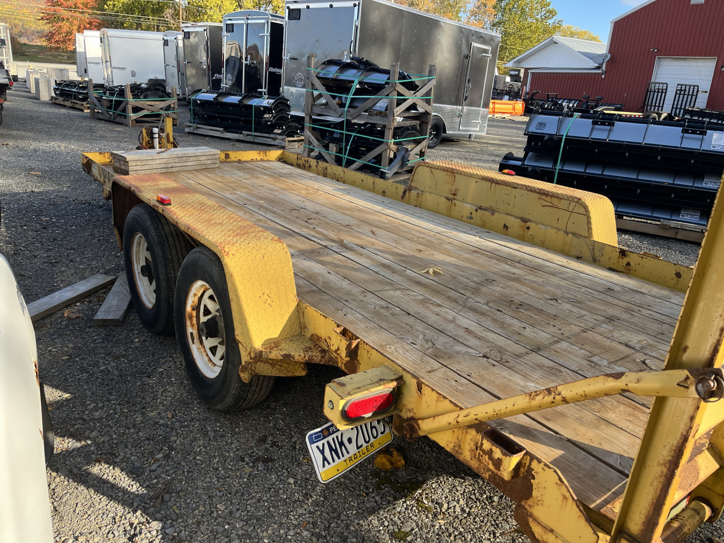 Used **USED** 2012 CAM 102 X 16 WARRIOR Equipment Trailer