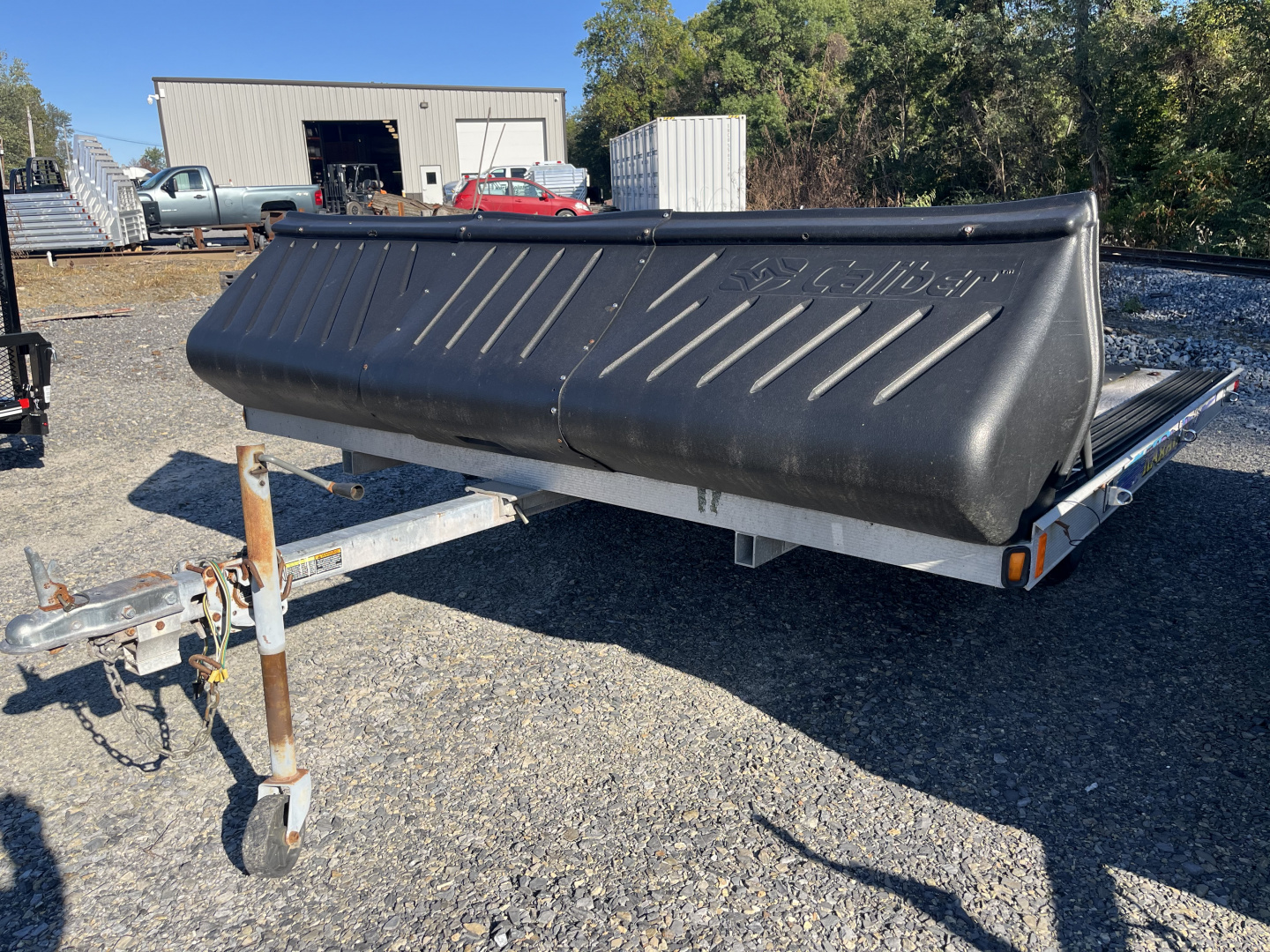 Used **USED** 2005 Karavan 101 X 10 Tilt Snowmobile Trailer