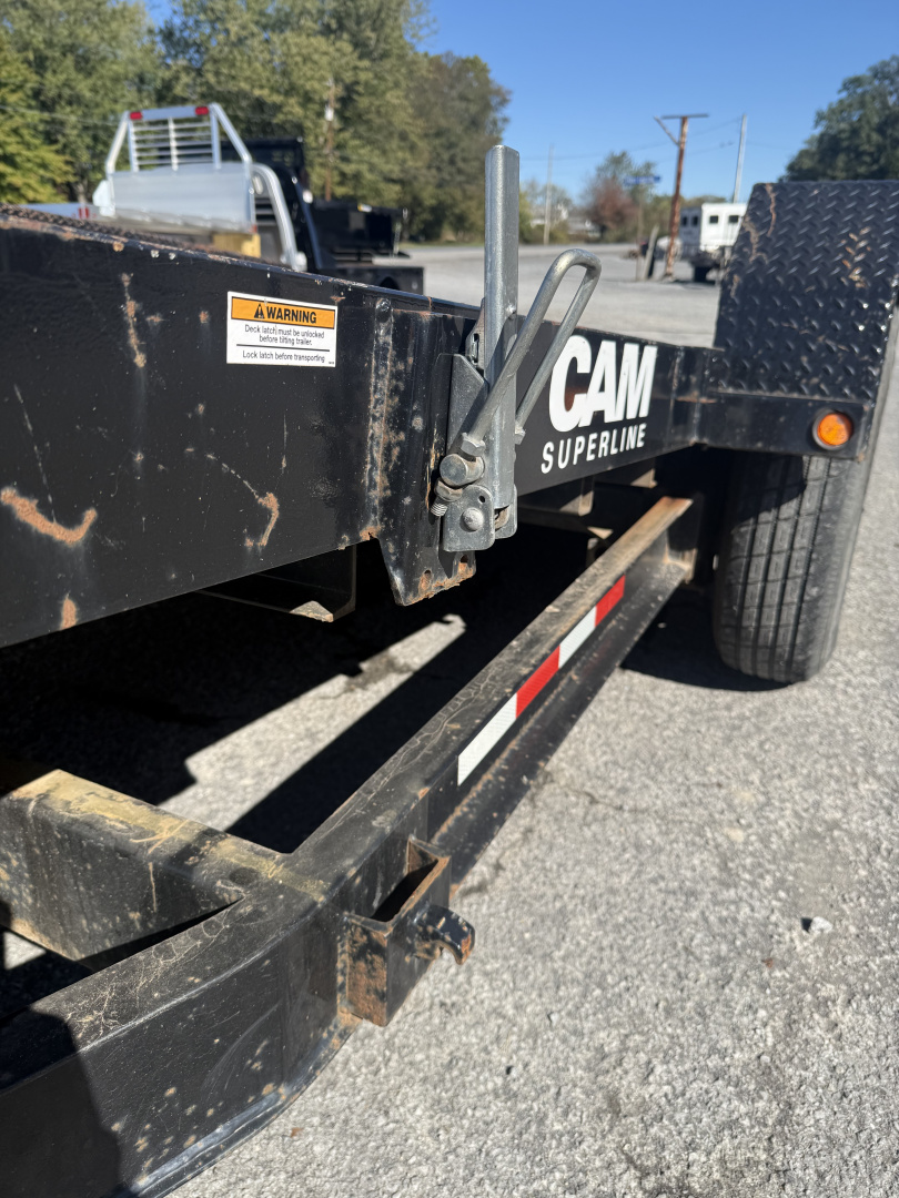Used **USED** 2015 CAM 18' Full Tilt - 6K HD Axles Tilt Trailer